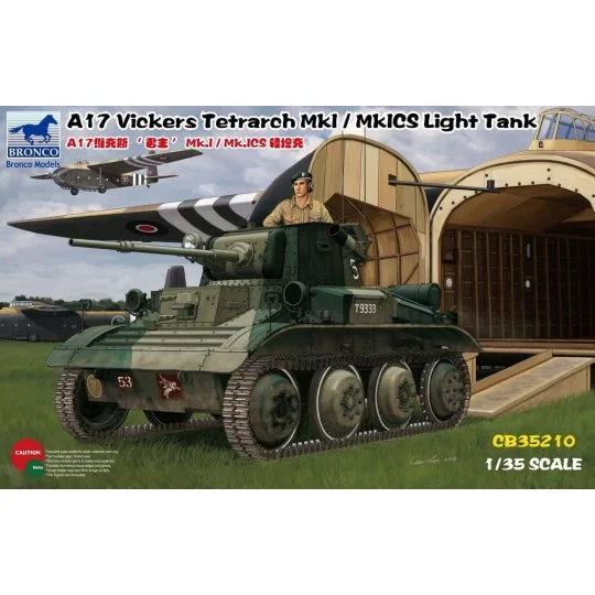 A17 Vickers Tetrarch MkI/MkICS LightTank - Bronco Models CB35210