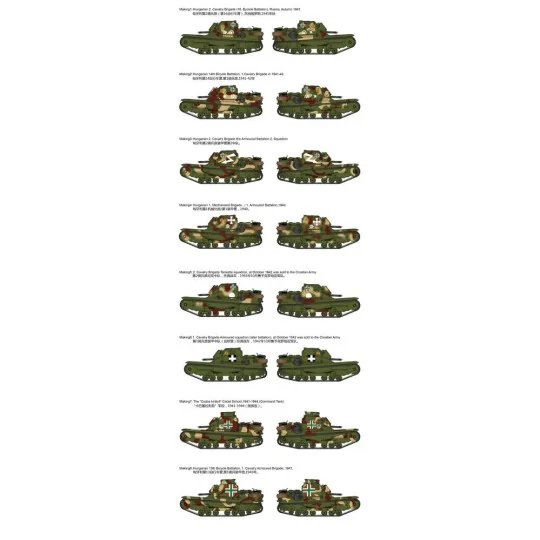 Hungarian CV-35.M/CV-35 Command Tank(2in1)Carro VeloceL3/35 Itali T...