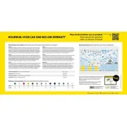 STARTER KIT Ecureuil H125 (AS 350 B3) Air Zermatt - Heller 56490