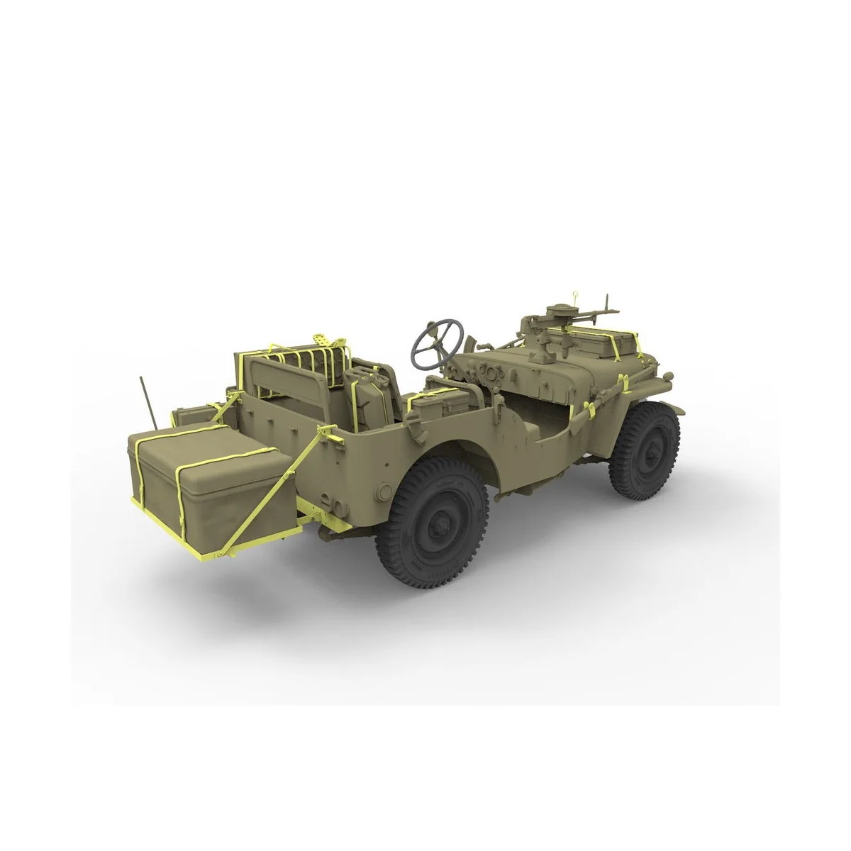BRITISH RECCE AND SIGNALS LIGHT TRUCK (2 KITS ) with CREWS, 1/35 - ...