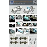 BRITISH RECCE AND SIGNALS LIGHT TRUCK (2 KITS ) with CREWS, 1/35 - ...