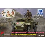 WWII British Humber MK.I Scout Car & AFV Crew Set, 1/35 - Bronco Mo...