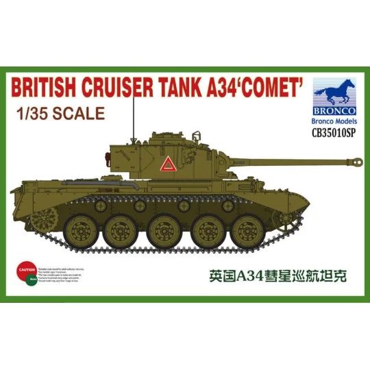 British Cruiser Tank A34 COMET - Bronco Models CB35010SP