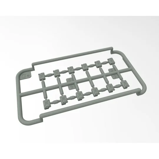 WWII German 20L Jerry Can & 200L Fuel Drum Set, 1/72 - Bronco Model...