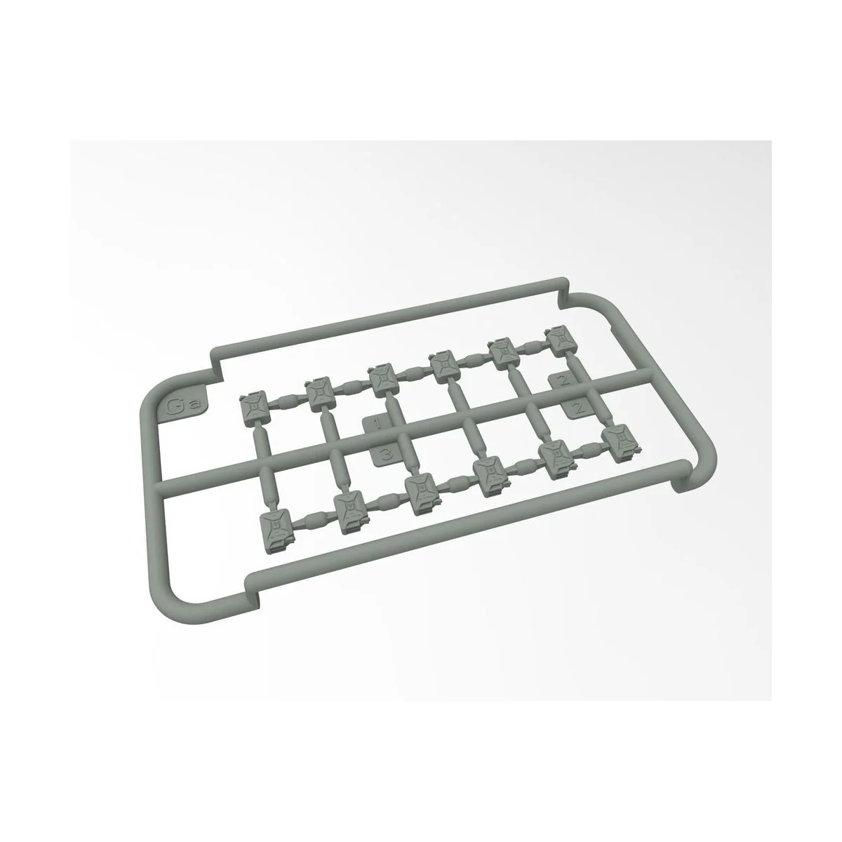 WWII German 20L Jerry Can & 200L Fuel Drum Set - Bronco Models GB7020