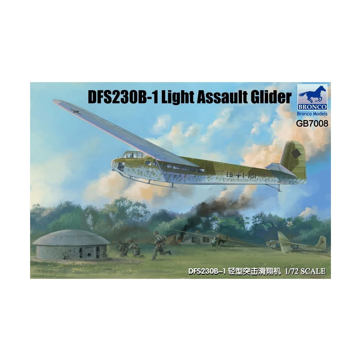 DFS230B-1 Light Assault Glider, 1/72 - Bronco Models GB7008 DFS230B-1 Light Assault Glider, 1/72 - Bronco Models GB7008