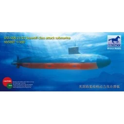 USS SSN Sea-Wolf attack submarine - Bronco Models NB5001