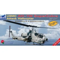 USMC AH-1W Super Cobra Attack Helicopter, 1/350 - Bronco Models NB5049
