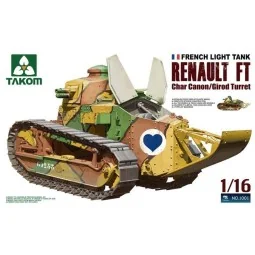 French Light Tank Renault FT char canon/Girod turret Girod Turret, ...