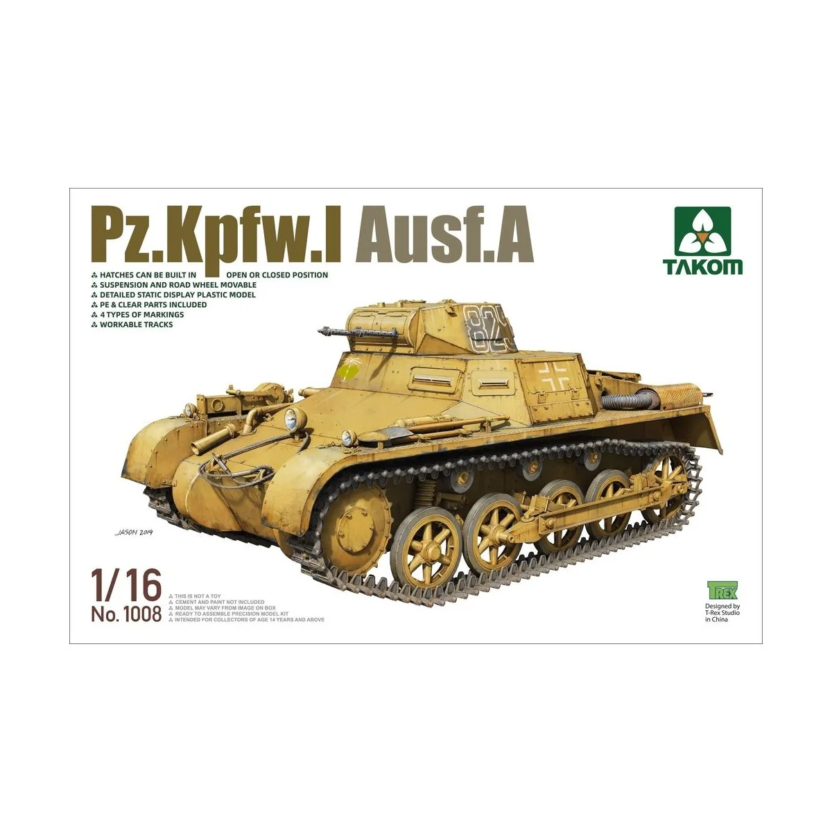 Pz.Kpfw.I Ausf.A - Takom TAK1008