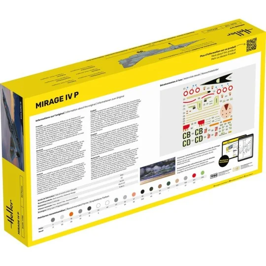 STARTER KIT Mirage IV P, 1/48 - Heller 56493