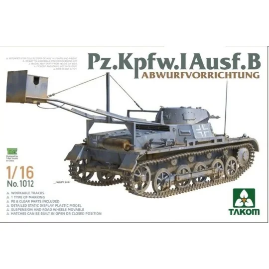 Pz.Kpfw.I Ausf.B Abwurfvorrichtung - Takom TAK1012