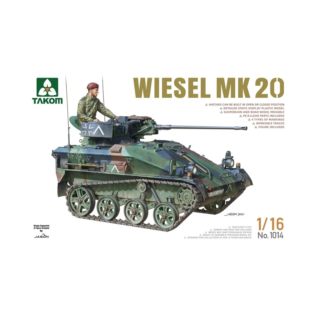 Wiesel MK20, 1/16 - Takom TAK1014 Wiesel MK20, 1/16 - Takom TAK1014