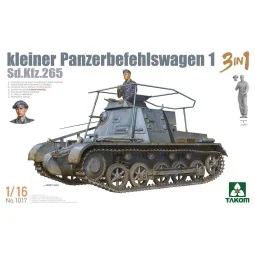 Sd.Kfz.265 Kleiner Panzerbefehlswagen 1 3 in 1, 1/16 - Takom TAK1017