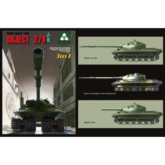 Soviet Heavy Tank Object 279 3in1, 1/35 - Takom TAK2001