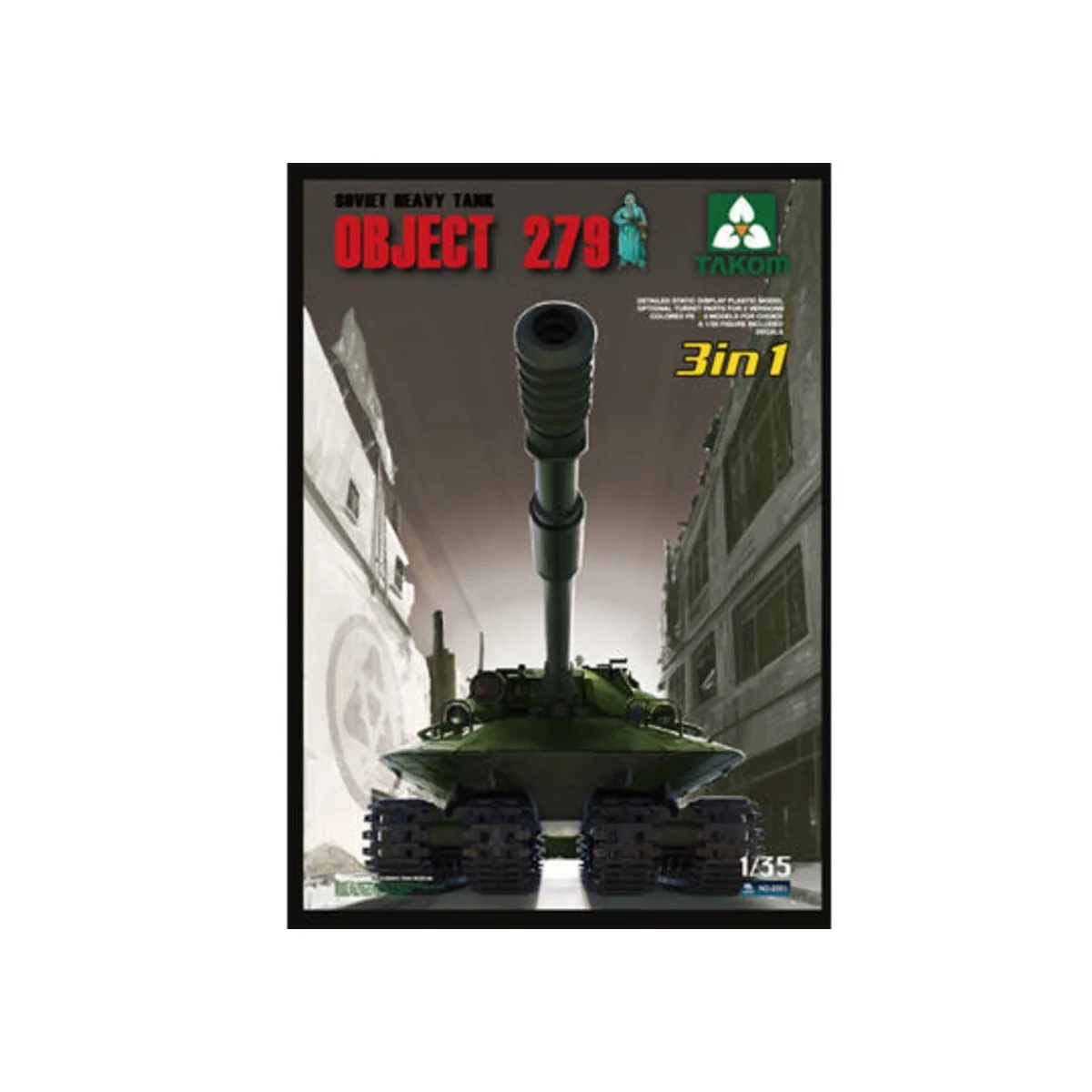 Soviet Heavy Tank Object 279 3in1, 1/35 - Takom TAK2001