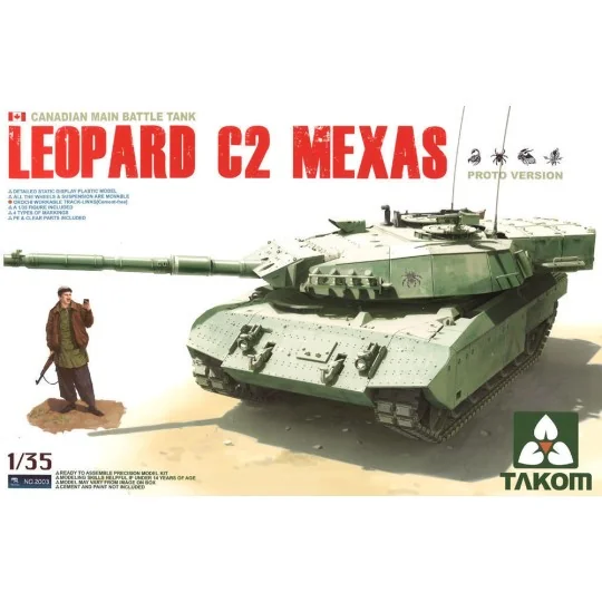 Canadian MBT Leopard C2 MEXAS, 1/35 - Takom TAK2003