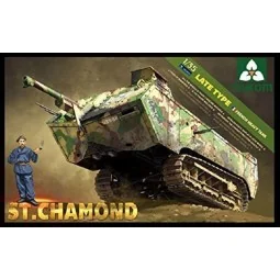 French Heavy Tank St.Chamond Late Type, 1/35 - Takom TAK2012