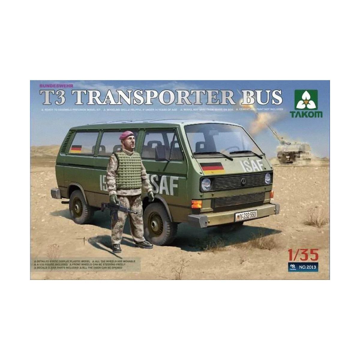 Bundeswehr Transporter Bus (with figure) - Takom TAK2013