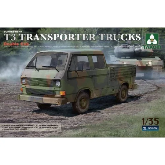 Bundeswehr T3 Transporter Trucks/Double, 1/35 - Takom TAK2014
