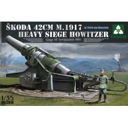 Skoda42cm M.1917 Heavy Siege Howitzer with E. von Manstein - Takom ...