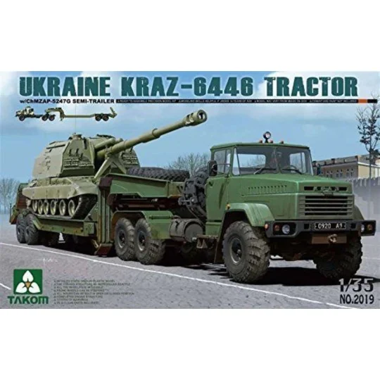 UKRAINE KRAZ-6446 TRACTOR - Takom TAK2019