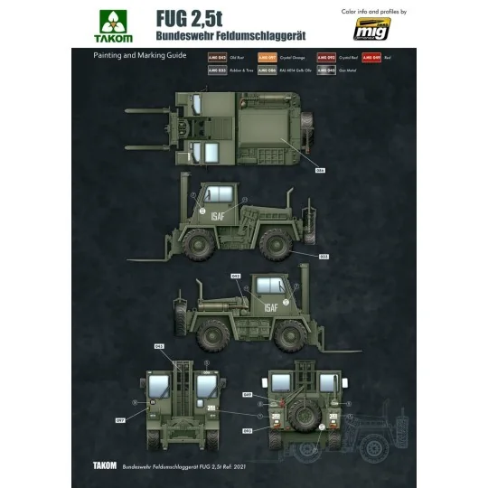 Bundeswehr Feldumschlaggerät FUG 2, 5T, 1/35 - Takom TAK2021