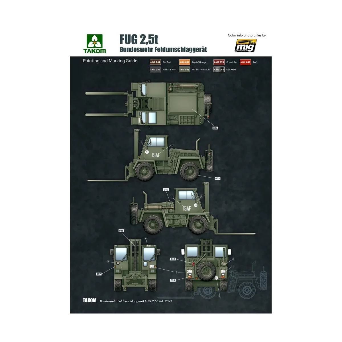 Bundeswehr Feldumschlaggerät FUG 2, 5T, 1/35 - Takom TAK2021