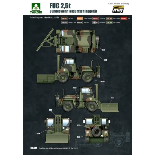 Bundeswehr Feldumschlaggerät FUG 2, 5T, 1/35 - Takom TAK2021