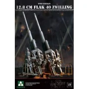WWII German 12.8 cm FlaK 40 Zwilling - Takom TAK2023