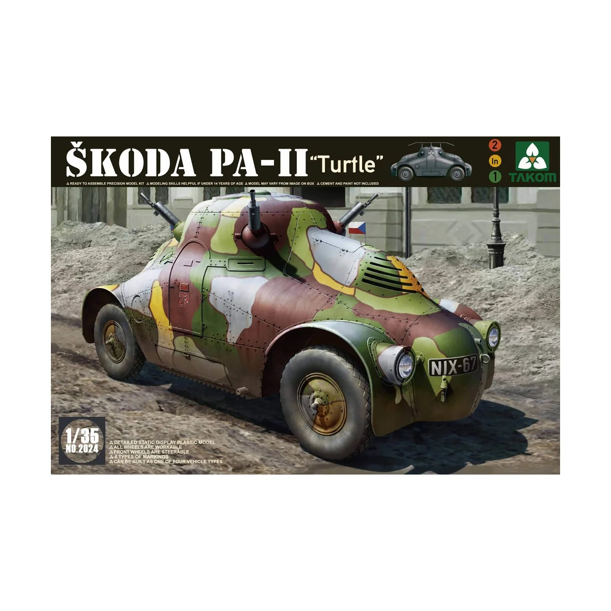 Skoda PA-II "Turtel" - Takom TAK2024