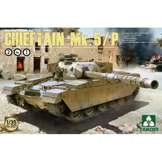 British Main Battle Tank ChieftainMk.5/P, 1/35 - Takom TAK2027 British Main Battle Tank ChieftainMk.5/P, 1/35 - Takom TAK2027