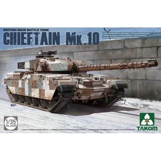 British Main Battle Tank Chieftain Mk.10, 1/35 - Takom TAK2028