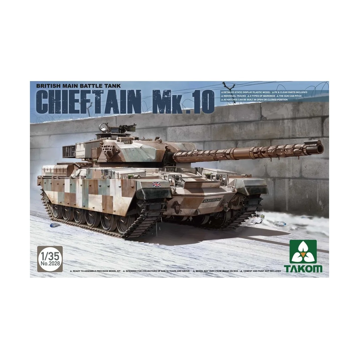 British Main Battle Tank Chieftain Mk.10, 1/35 - Takom TAK2028