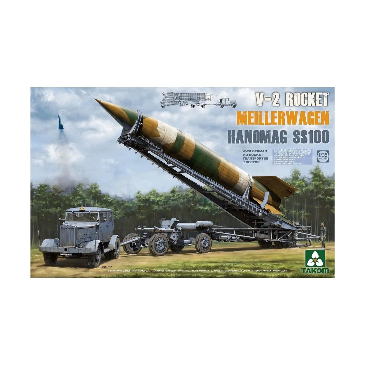 WWII German V-2 Rocket Transporter/Erect Meillerwagen+Hanomag SS100... WWII German V-2 Rocket Transporter/Erect Meillerwagen+Hanomag SS100...
