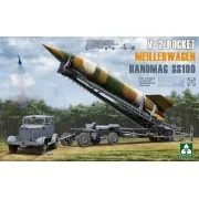 WWII German V-2 Rocket Transporter/Erect Meillerwagen+Hanomag SS100...
