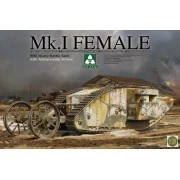 WWI Heavy Battle Tank Mk.I female with anti grenade screen, 1/35 - ... WWI Heavy Battle Tank Mk.I female with anti grenade screen, 1/35 - ...