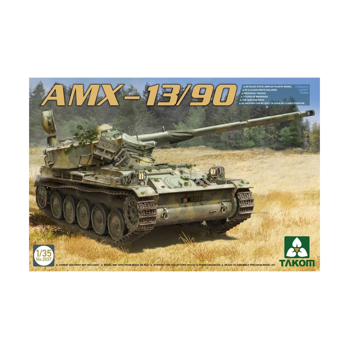 French Light Tank AMX-13/90 - Takom TAK2037