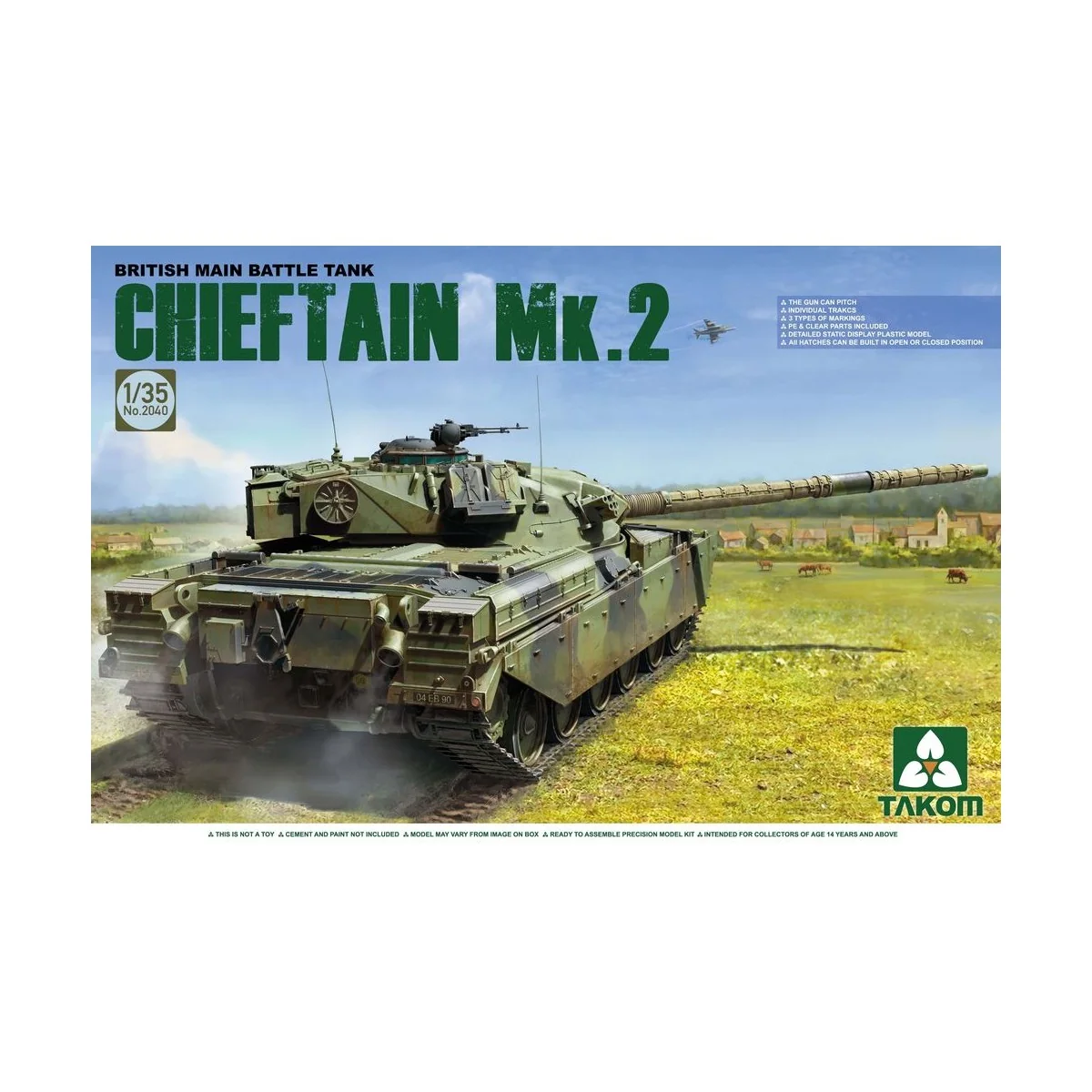 British main Battle Tank Chieftain Mk.2 - Takom TAK2040
