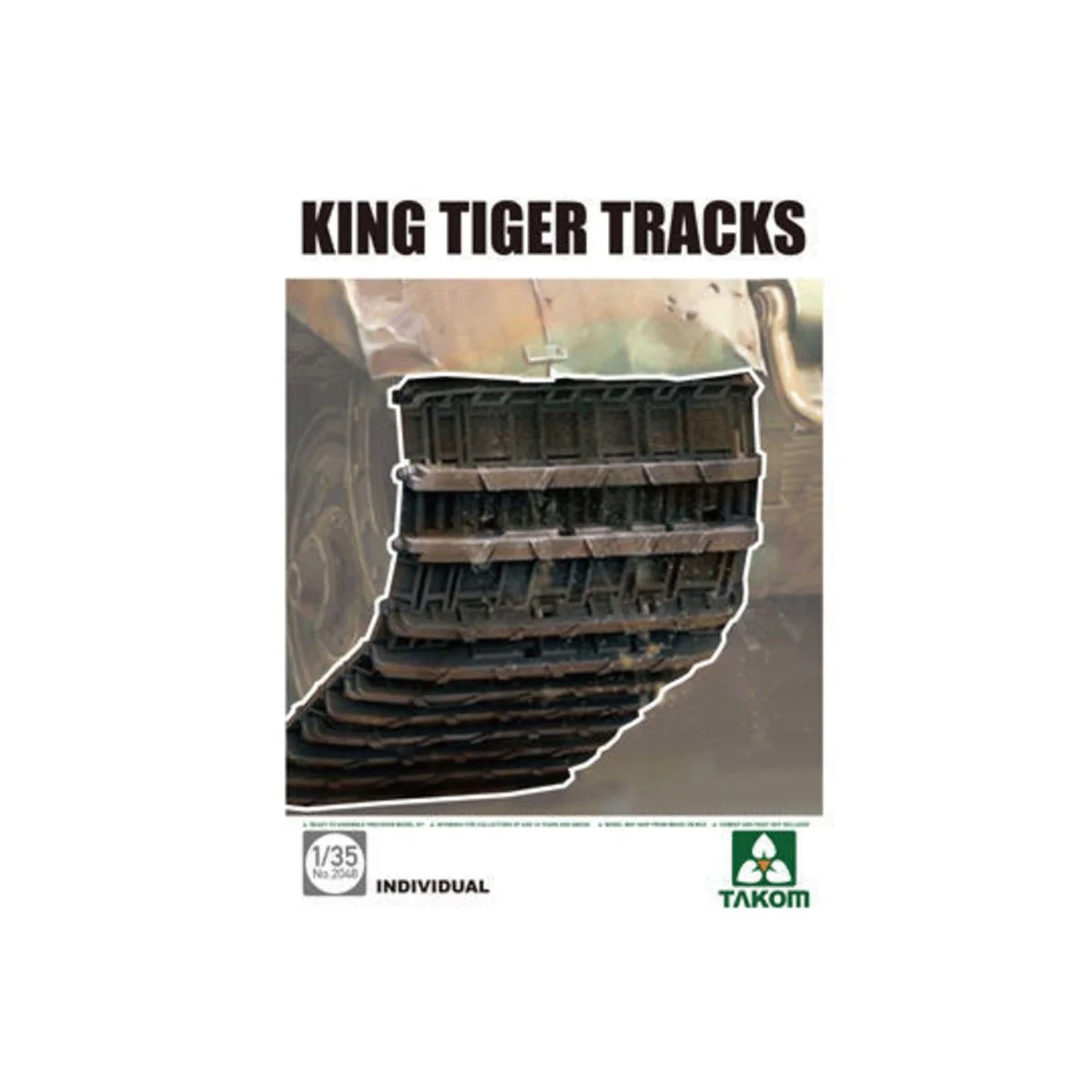 KING TIGER TRACKS, 1/35 - Takom TAK2048