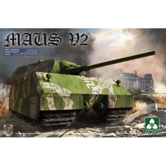 WWII German Super Heavy Tank Maus V2 - Takom TAK2050