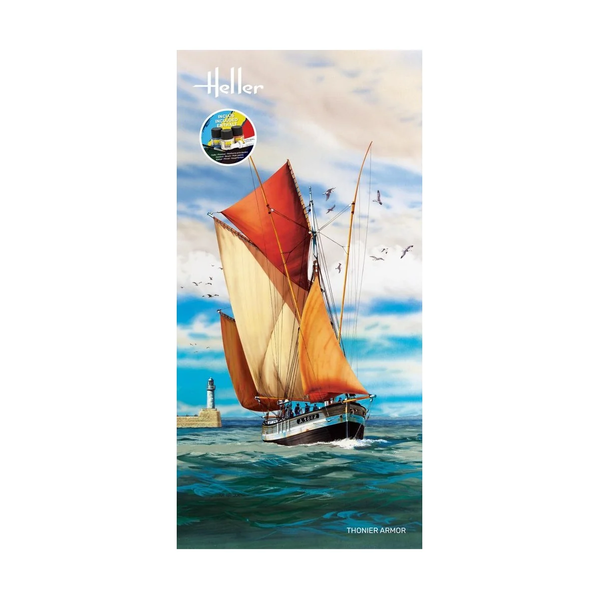 STARTER KIT Thonier Armor, 1/125 - Heller 56609