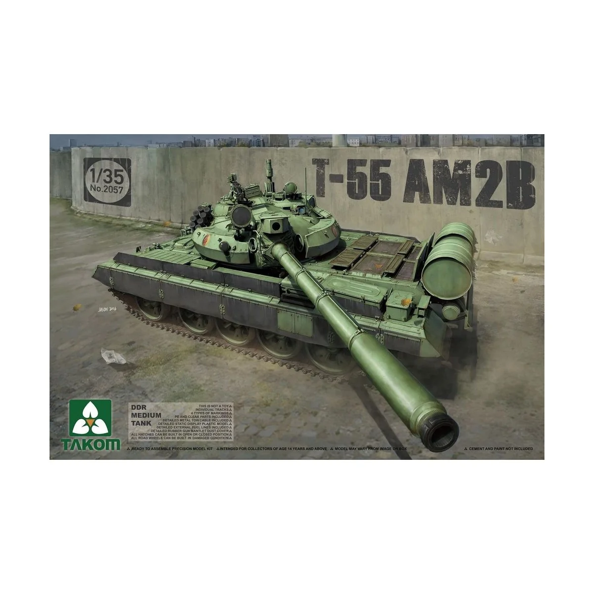 DDR Medium Tank T-55 AM2B - Takom TAK2057