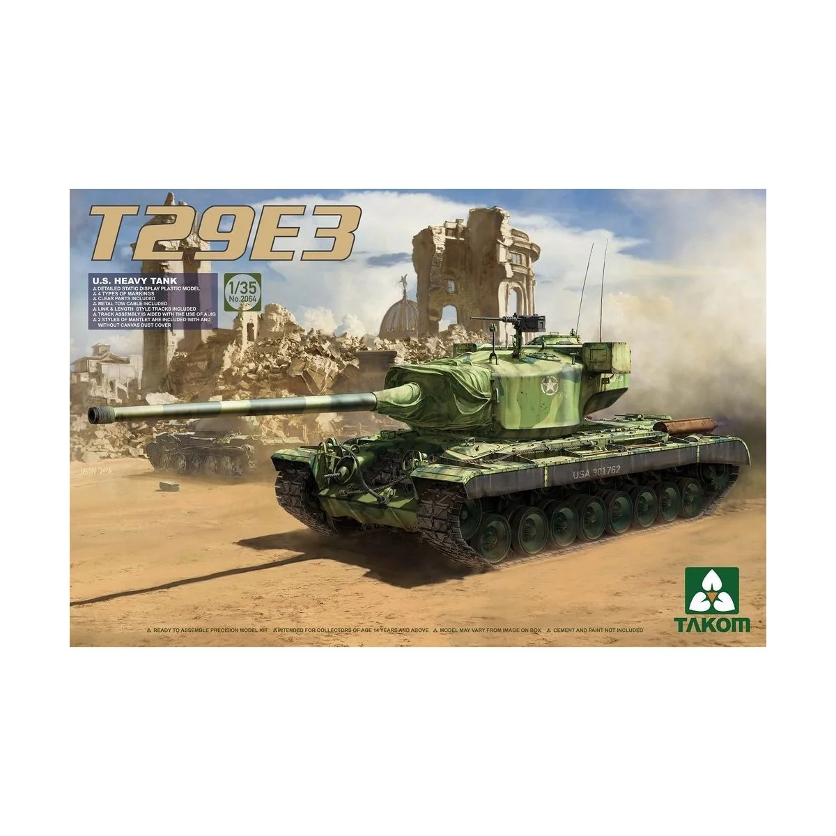 U.S. Heavy Tank T29E3, 1/35 - Takom TAK2064 U.S. Heavy Tank T29E3, 1/35 - Takom TAK2064