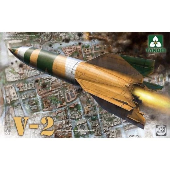 WWII German Single Stage Ballistic Missile V-2, 1/35 - Takom TAK2075