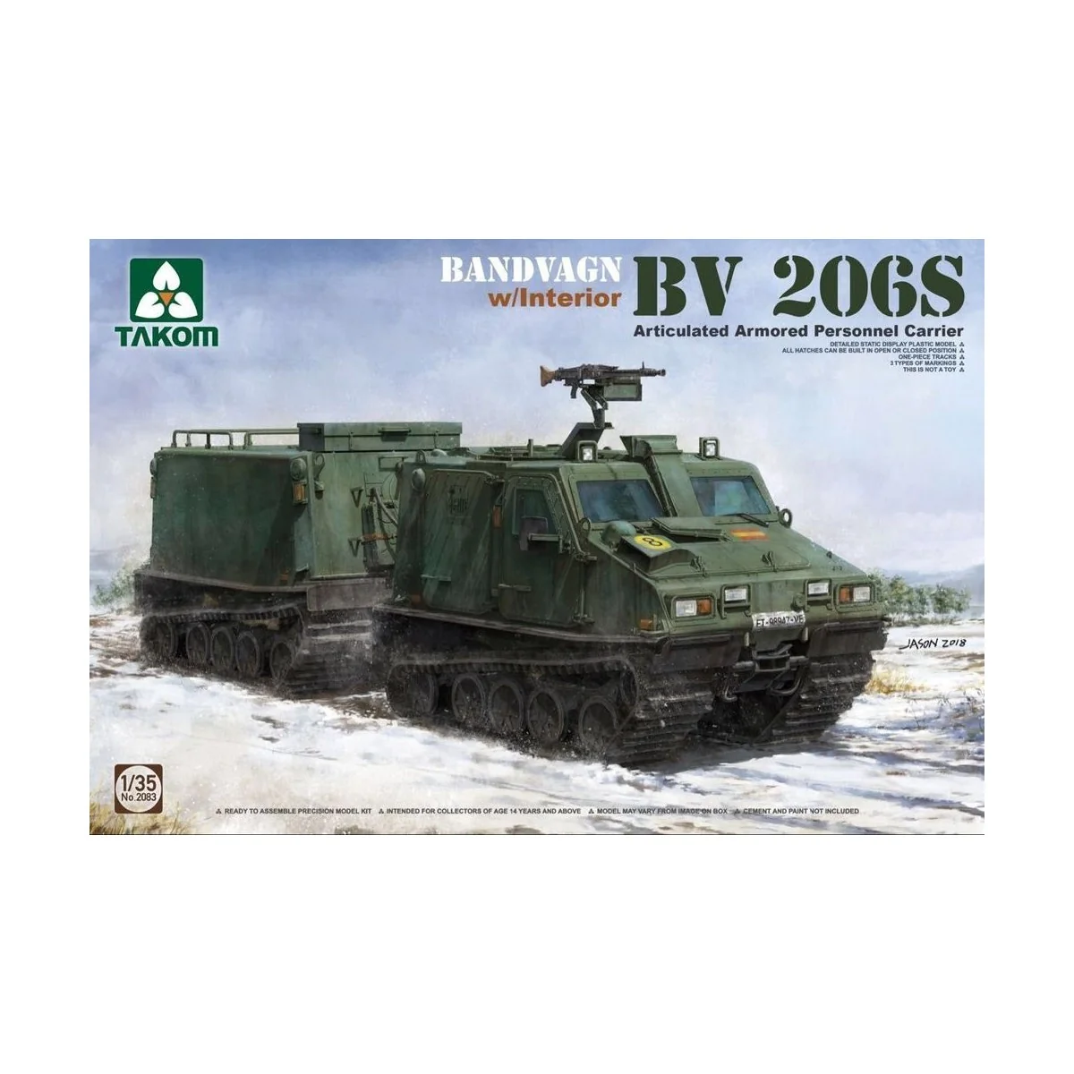 Bandvagn Bv 206S Articulated Armored Personnel Carrier - Takom TAK2083