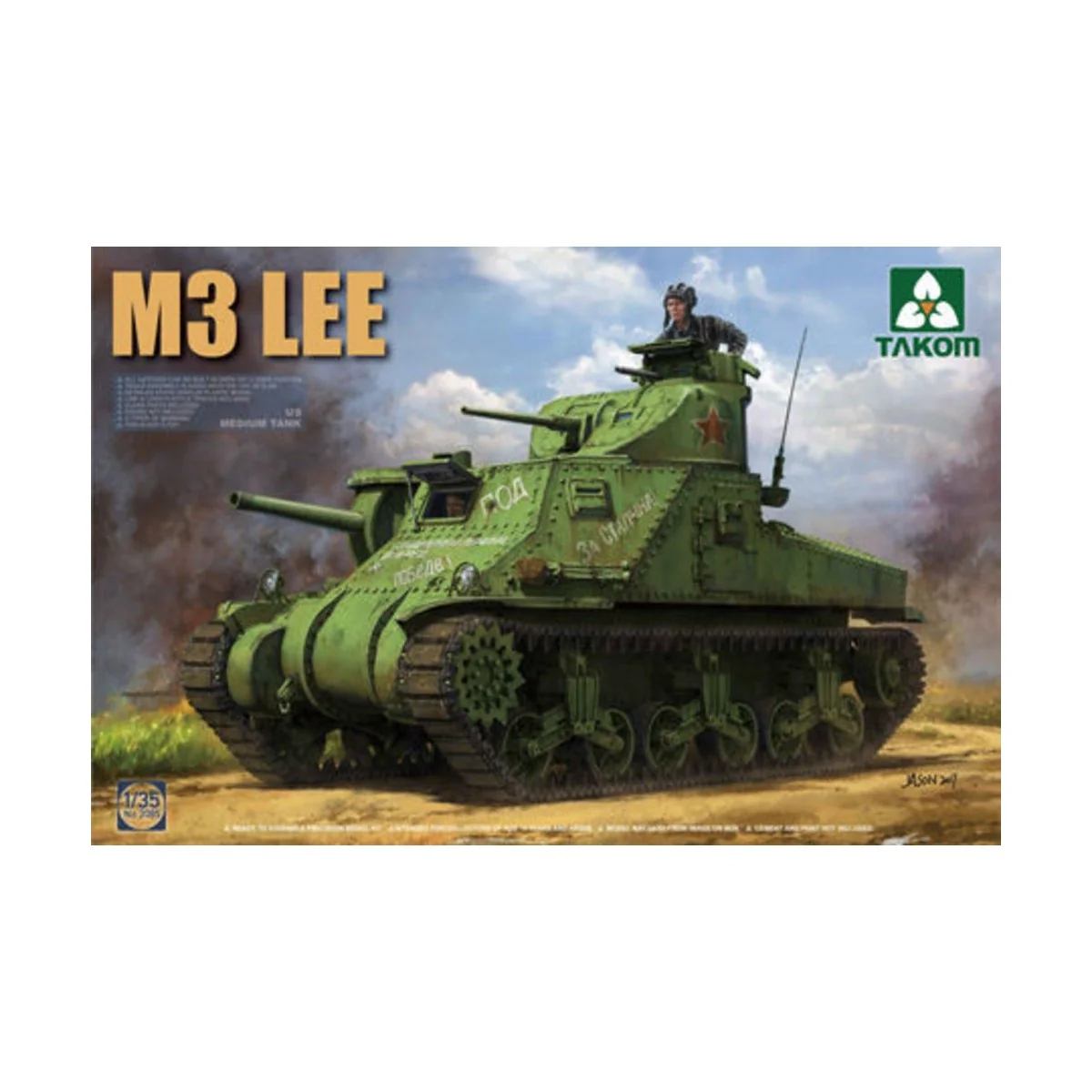 US MEDIUM Tank M3 LEE EARLY, 1/35 - Takom TAK2085