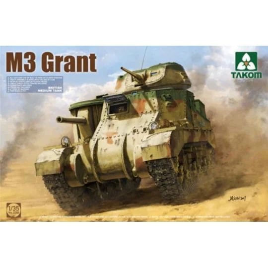 BRITISH MEDIUM TANK M3 GRANT, 1/35 - Takom TAK2086