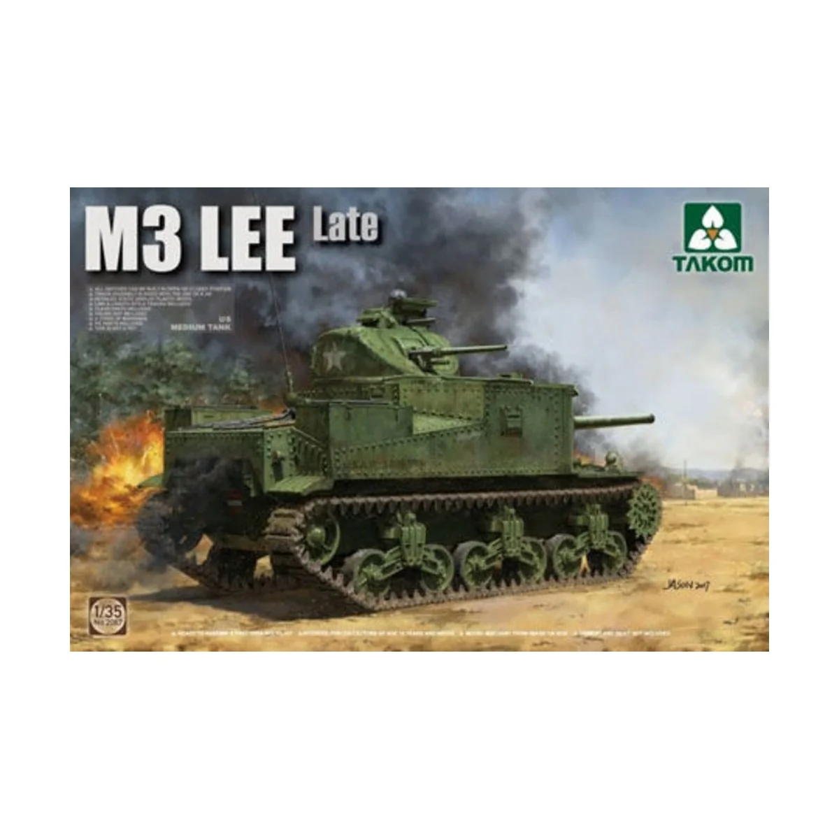 US Medium Tank M3 Lee Late - Takom TAK2087