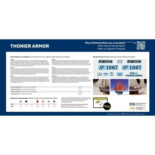 STARTER KIT Thonier Armor, 1/125 - Heller 56609